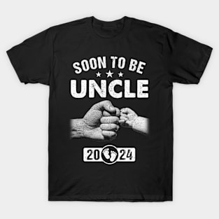 Soon To Be Uncle Est 2024 Fathers Day First Time New Uncle Youth T-Shirt